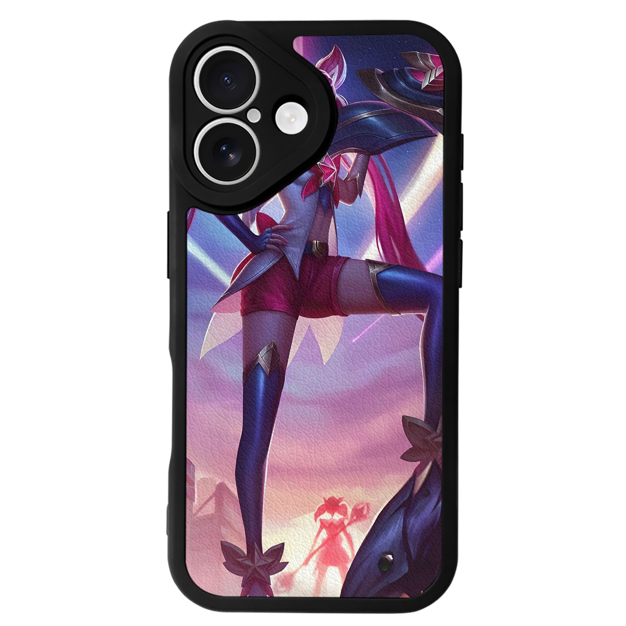 リーグ・オブ・レジェンド League of Legends LOL 【iPhone 16シリーズ対応】シリコンスマホケース（レザー調） 材質：シリコン